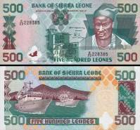 *500 Leones Sierra Leone 2003, P23a UNC - Kliknutím na obrázok zatvorte -